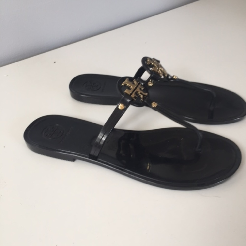 Tory Burch Mini Miller Flat Jelly Thong Sandals